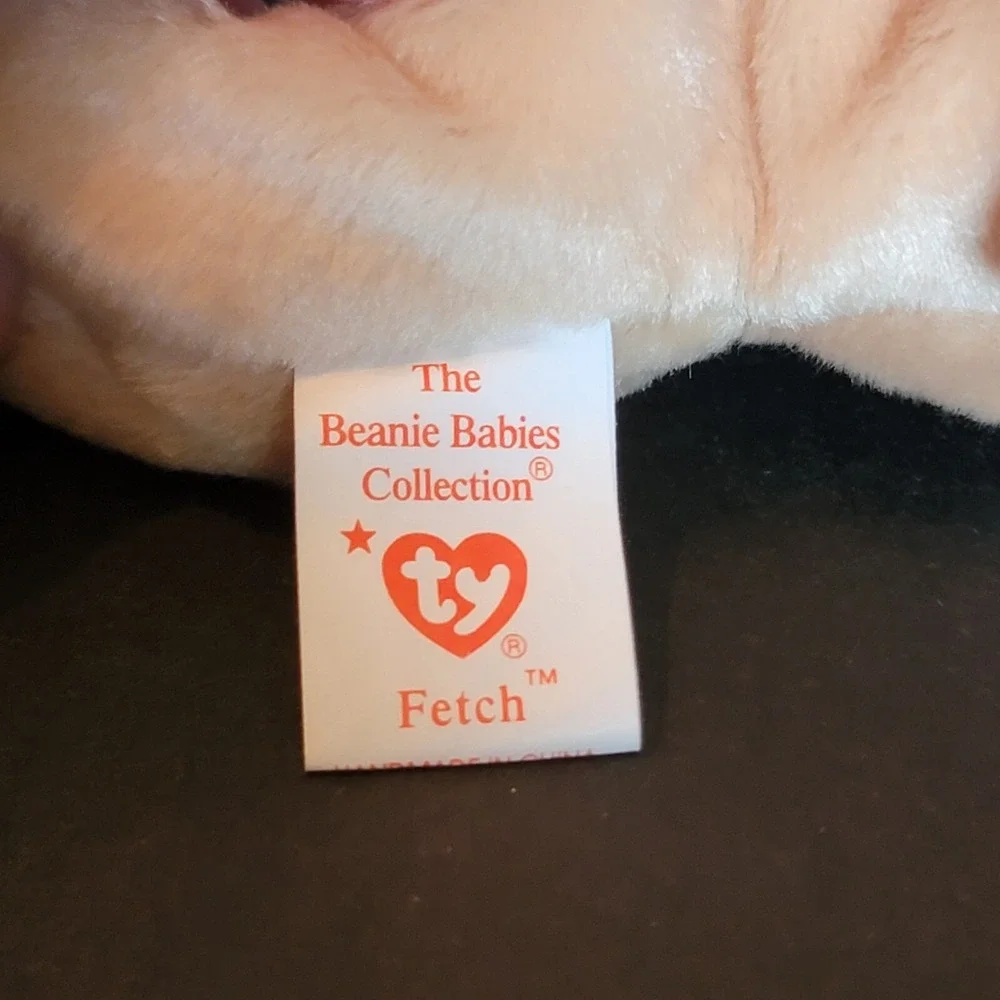 Ty Beanie Babies Fetch The Dog With Tag